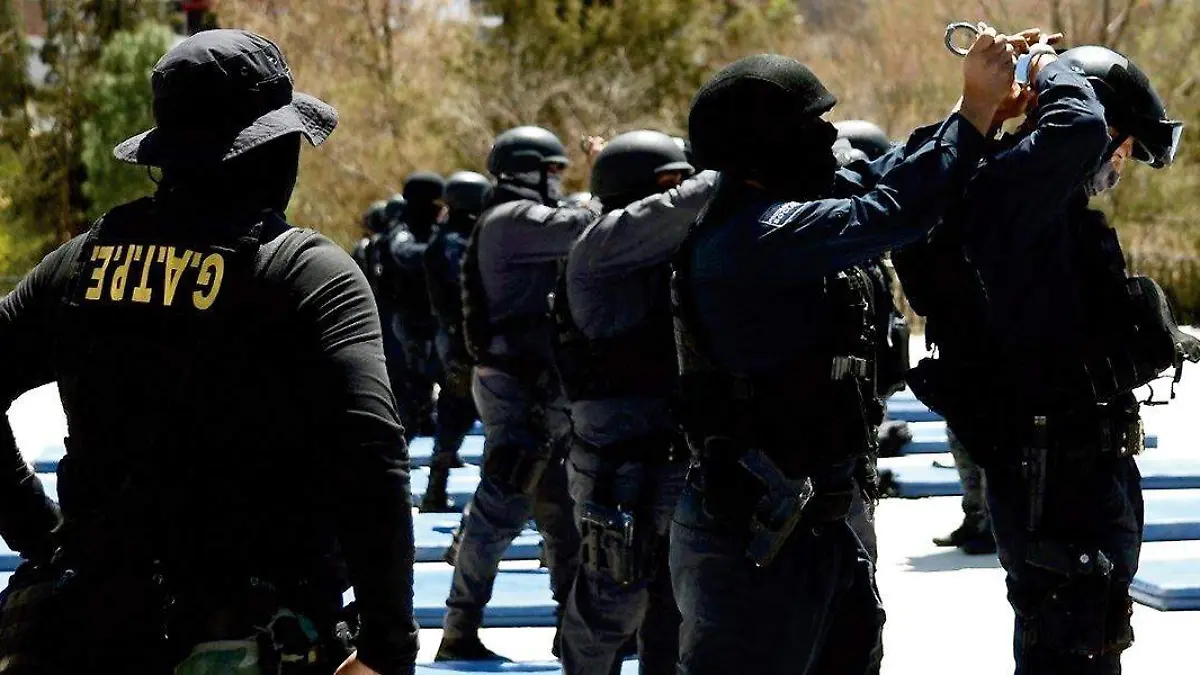 Entrenamiento táctico de elementos de la SSP Zacatecas